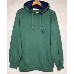 Vintage 90s Gap sport Pullover Hoodie Sweatshirt Green Sz M Rare Streetwear